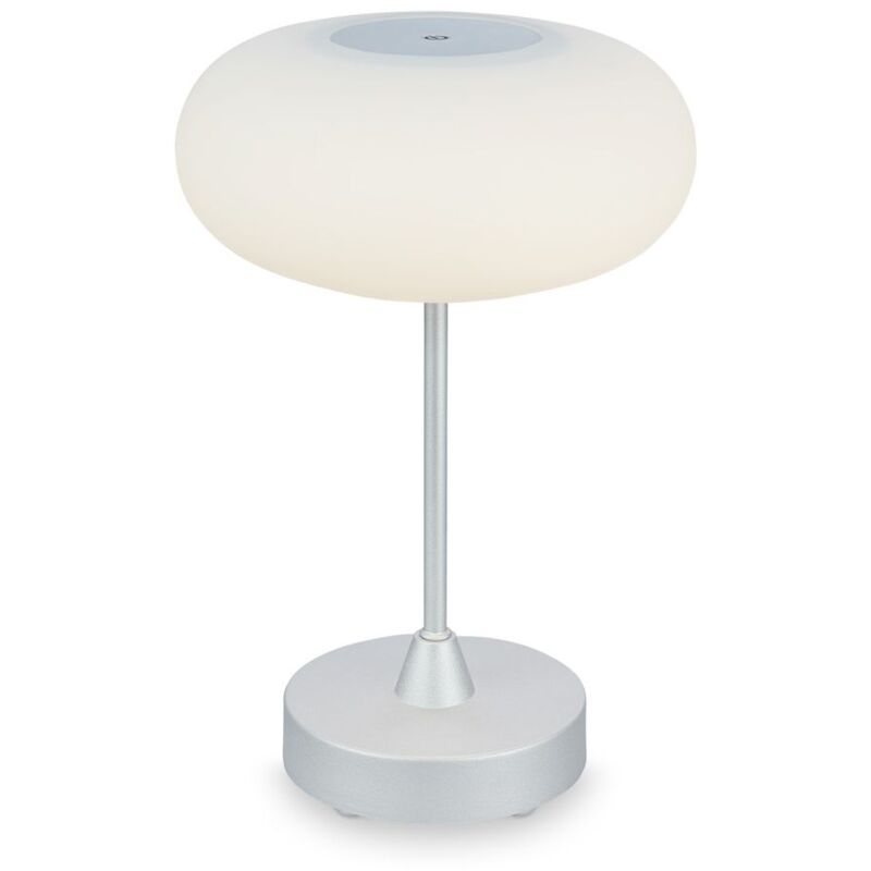 foto del prodotto briloner leuchten lampada da tavolo a led a batteria, dimmerabile, lampada da tavolo a led in vetro senza fili, funzione touch, 3.300k bianco