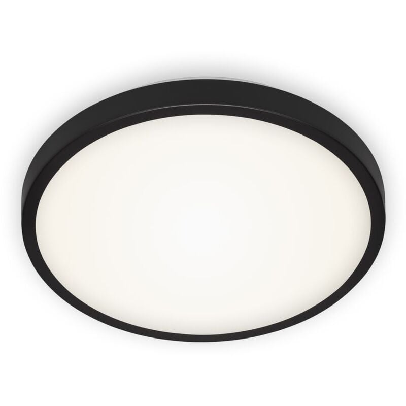 foto del prodotto briloner manny lampada da soffitto a led, luce bianca neutra, nero, 29 x 7 cm