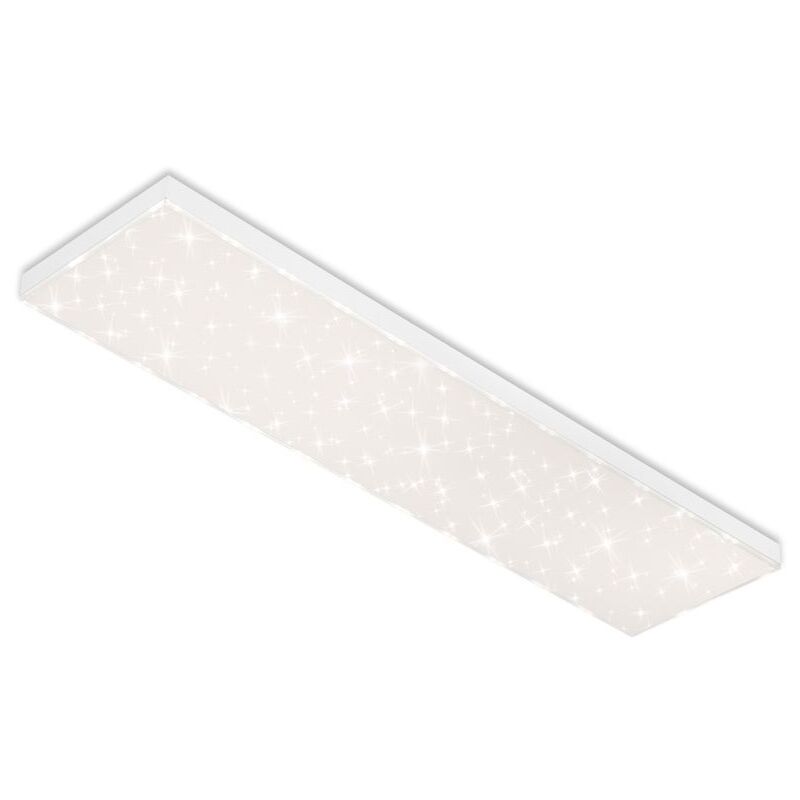 foto del prodotto briloner pannello led cct dimmerabile cielo stellato senza cornice bianco 24w metallo