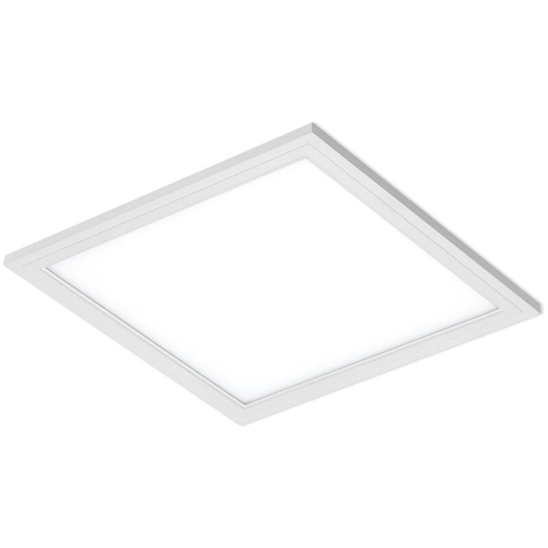 foto del prodotto briloner pannello led semplice, luce bianca neutra, bianco, 29,5 x 29,5 x 5,5 cm