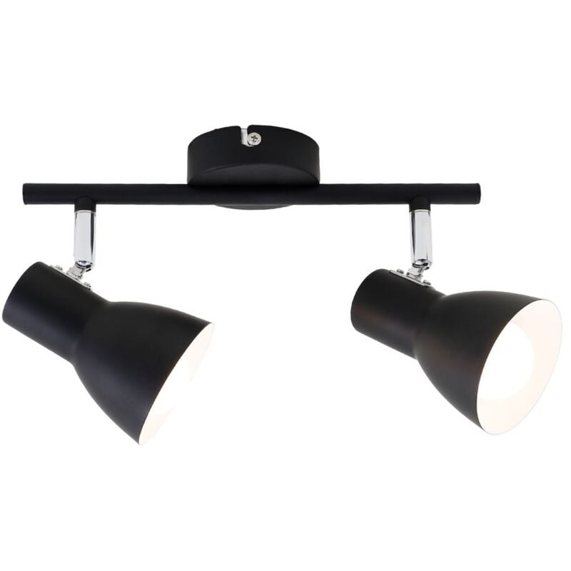 foto del prodotto briloner plafoneeria spot retro orientabile e14 25 w metallo nero