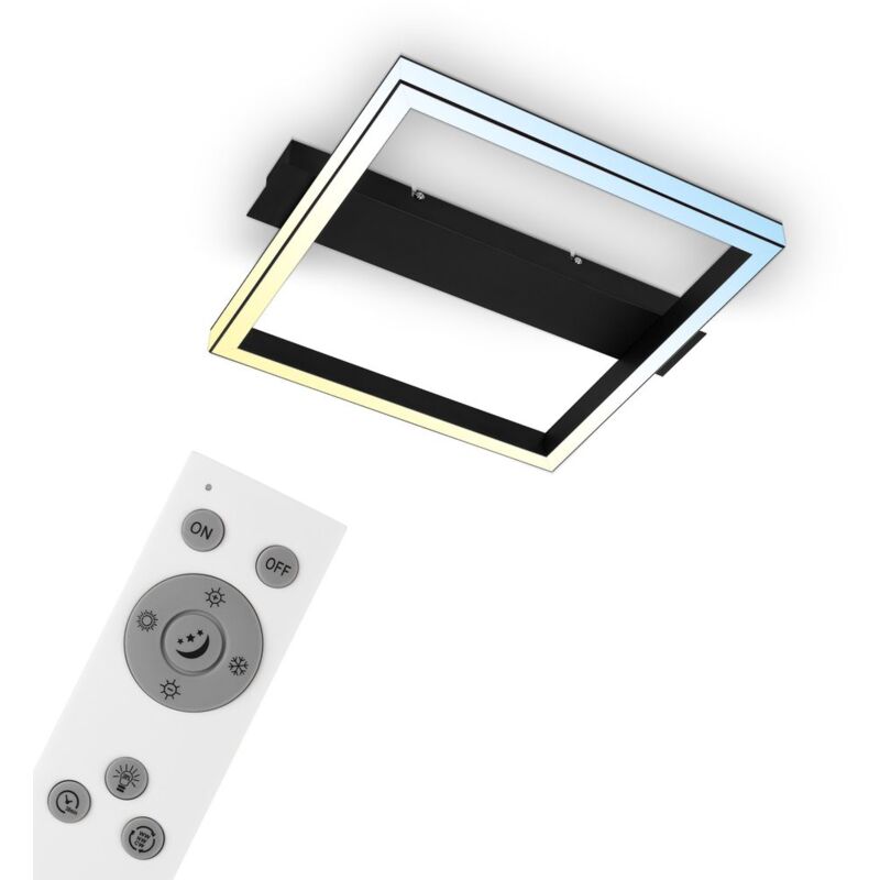 foto del prodotto briloner plafoneira led, nero, led 26w