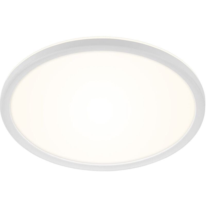 foto del prodotto briloner plafoniera da bagno a led con retroilluminazione, lampada da bagno a led ip44, ultra piatta, luce bianca neutra, bianca, 290x35 mm dxh 