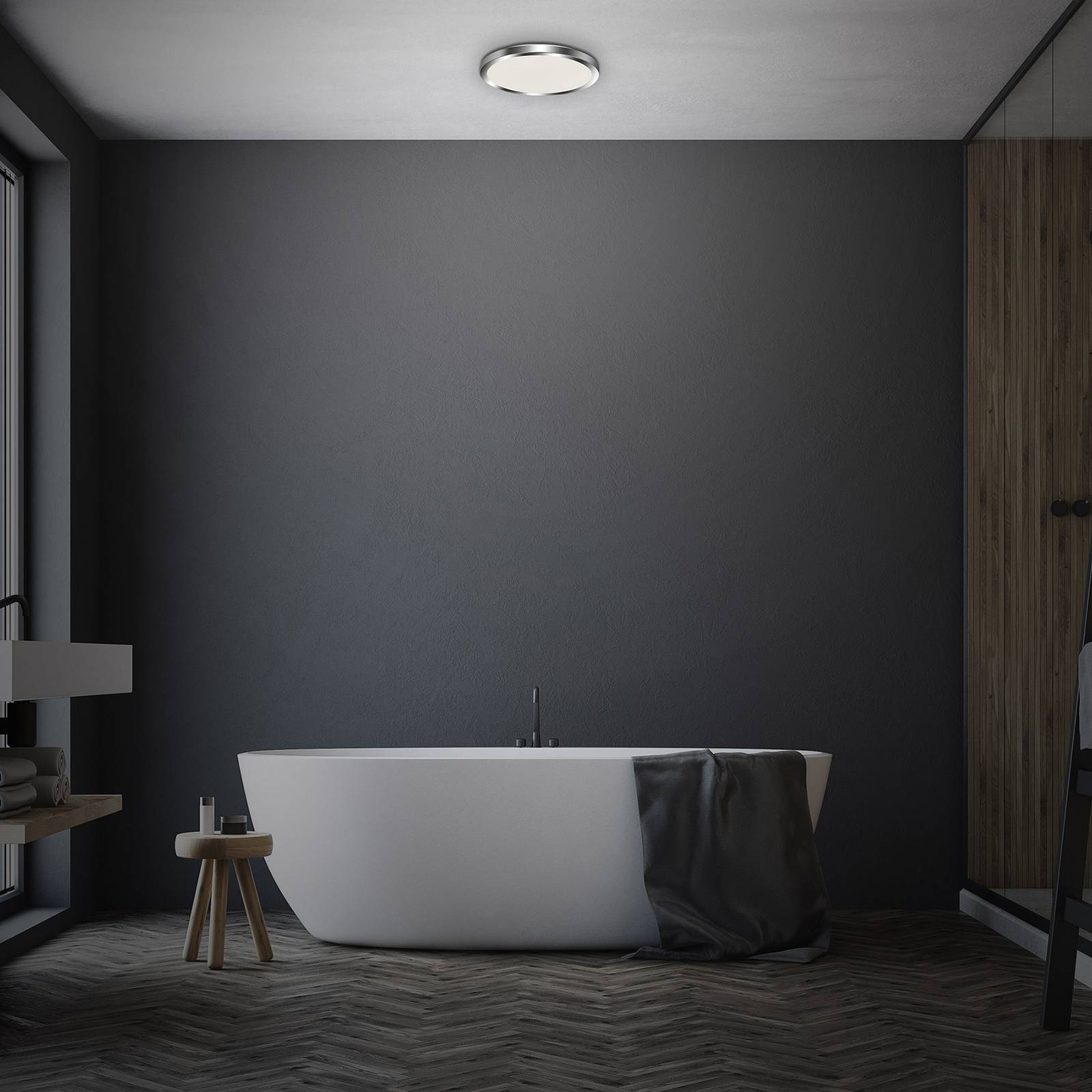 foto del prodotto briloner plafoniera led bano splash ip44 cromo 4.000k