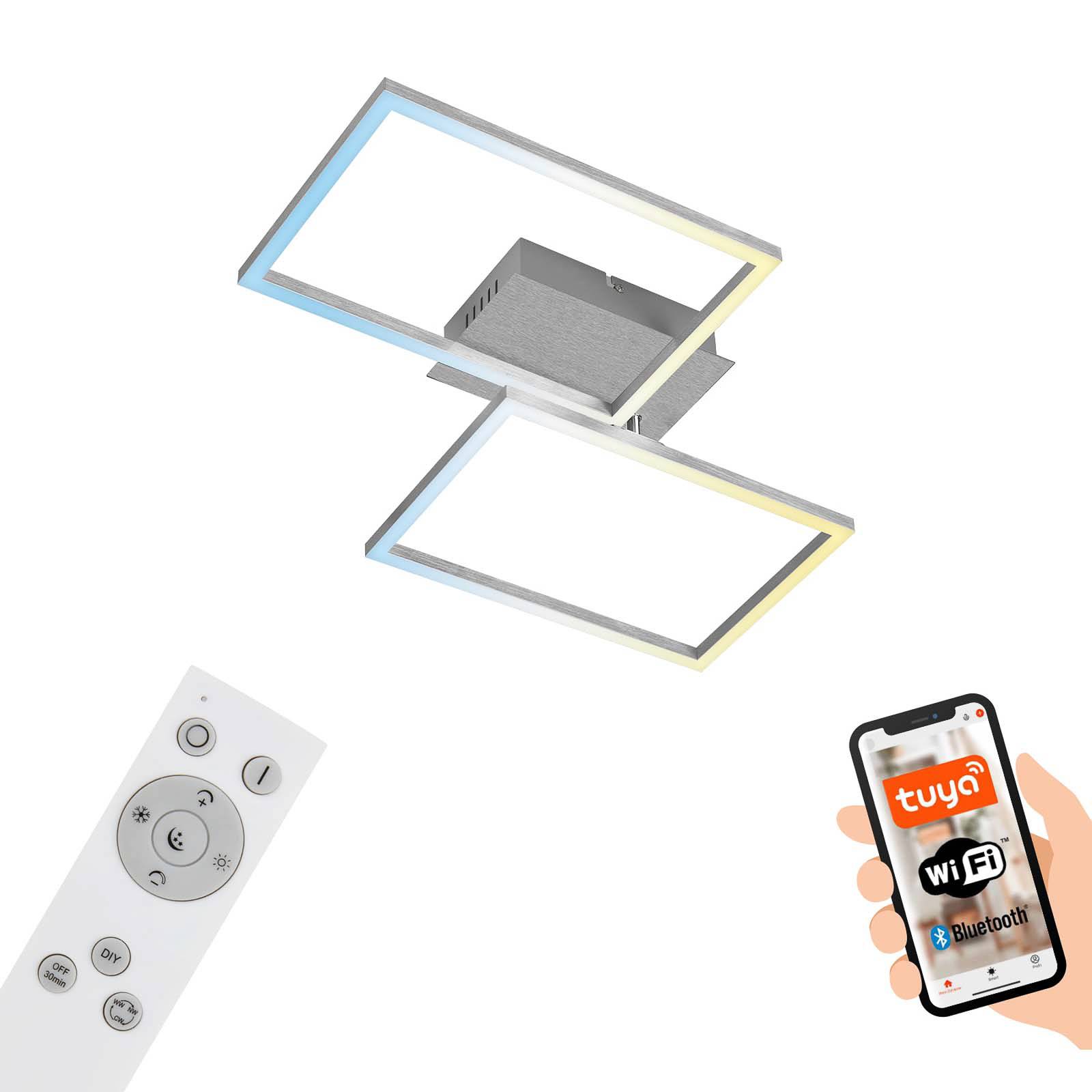 foto del prodotto briloner plafoniera led frame s, dimming, cct, 50x38,8cm