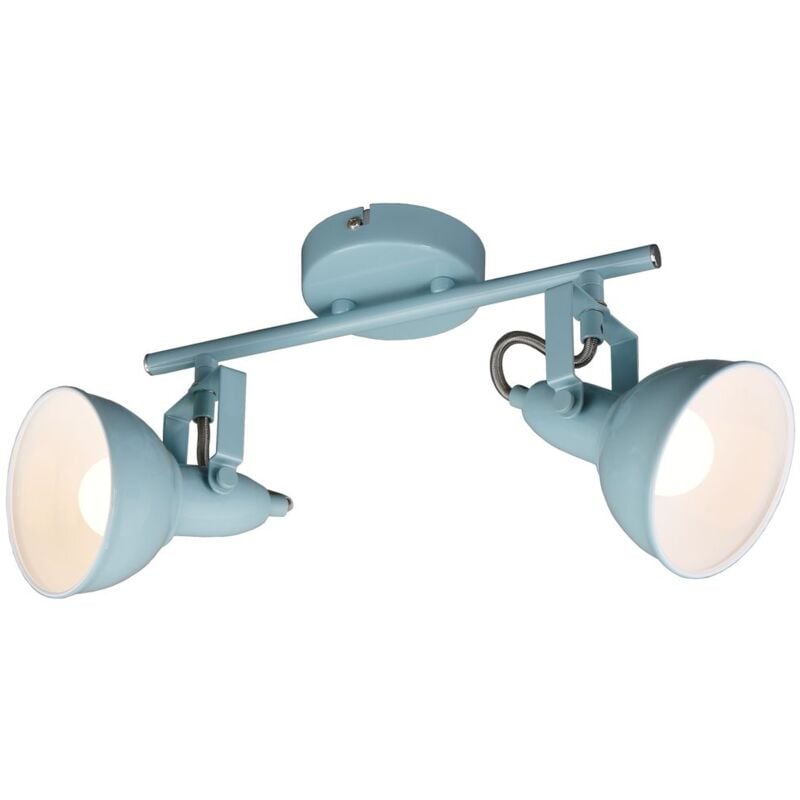 foto del prodotto briloner plafoniere faretti da soffitto orientabili e girevoli 40w 2xe14 menta metallo