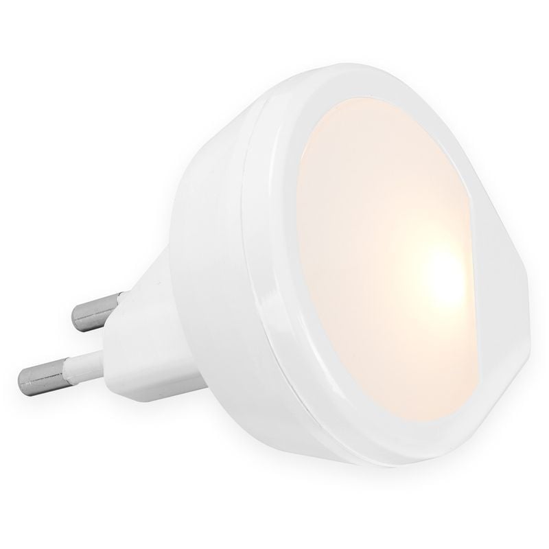 foto del prodotto briloner presa luce notturna led, luce bianca calda, luce della spina, lampada notturna, luce della presa, luce della scala, 54x54x21 mm