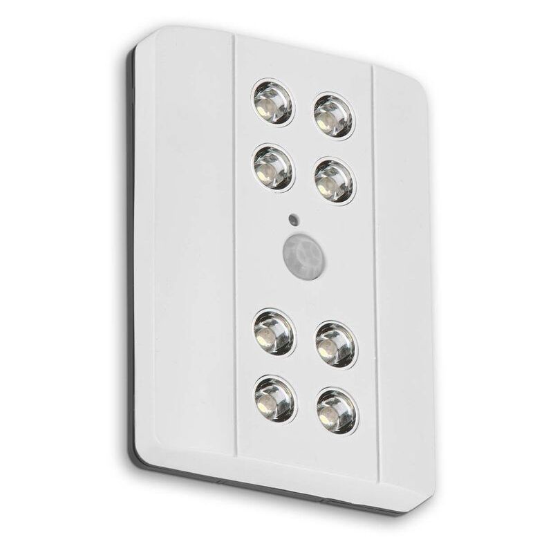 foto del prodotto briloner rilevatore di movimento a led per luce sotto il mobile, luce per mobile, luce sotto il mobile, luce notturna, bianco