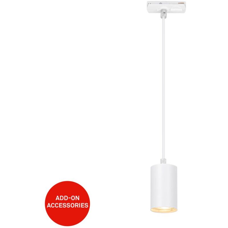 foto del prodotto briloner sistema di binari rail, luce a sospensione, accessori, bianco