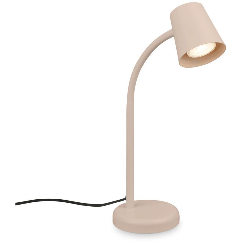 foto del prodotto briloner skriva lampada da tavolo, orientabile, interruttore a cavo, attacco gu10, max. 9 w, beige, 13 x 38,5 cm