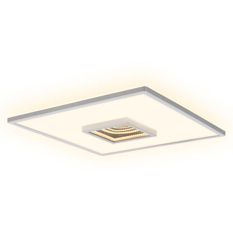 foto del prodotto briloner toro led soffitto, infinity specchio, retroilluminazione, cromo opaco