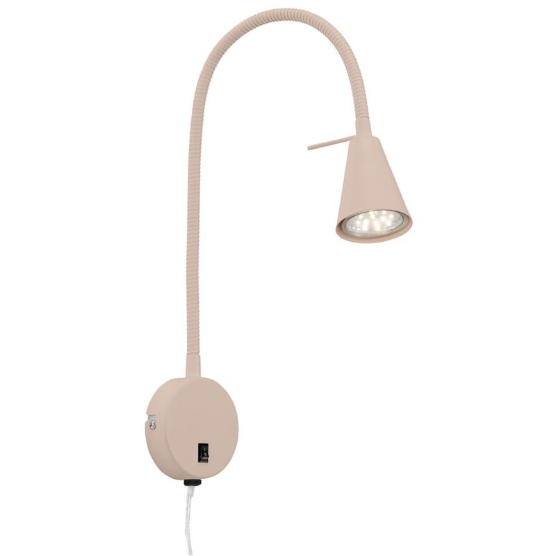 immagine 0 del prodotto briloner tusa lampada parete senza fili, orientabile, braccio flessibile, luce bianca calda, beige, 8 x 45 cm