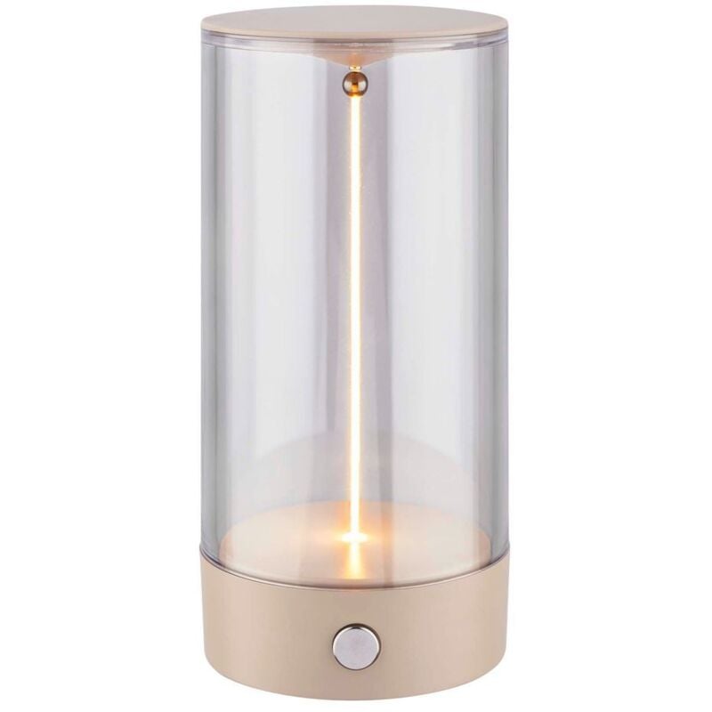 foto del prodotto briloner wiggle lampada da tavolo led senza fili, interruttore a 4 posizioni, batteria, luce bianca calda, filamento, beige, 7 x 14,5 cm