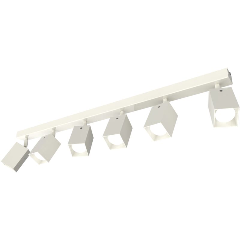 foto del prodotto brinck plafoniera xl, 6x gu10, max 33w, metallo, bianco lucido, l.6cm - lumicom