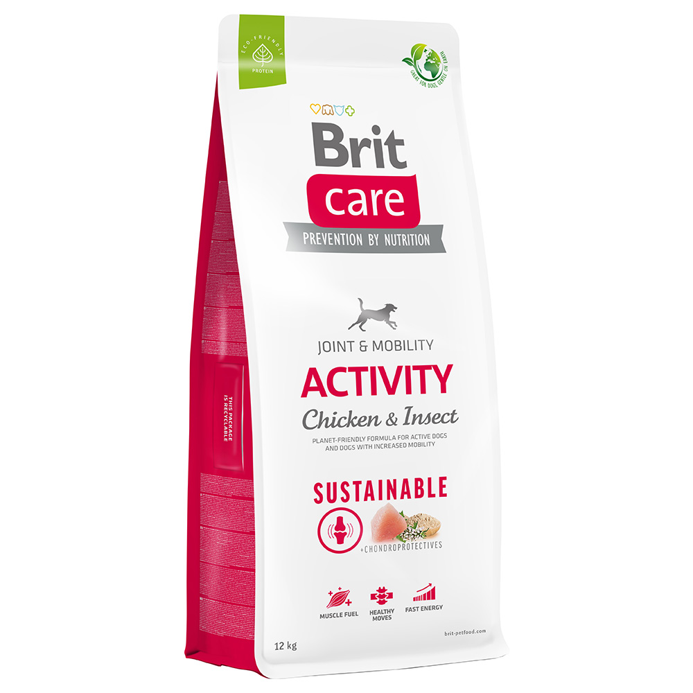 foto del prodotto brit care dog sustainable activity pollo insetti crocchette cane 12 kg