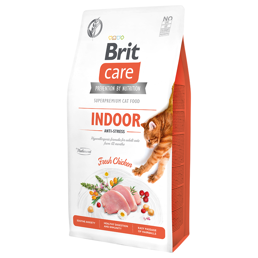 foto del prodotto brit care grain free indoor anti stress crocchette per gatto 7 kg