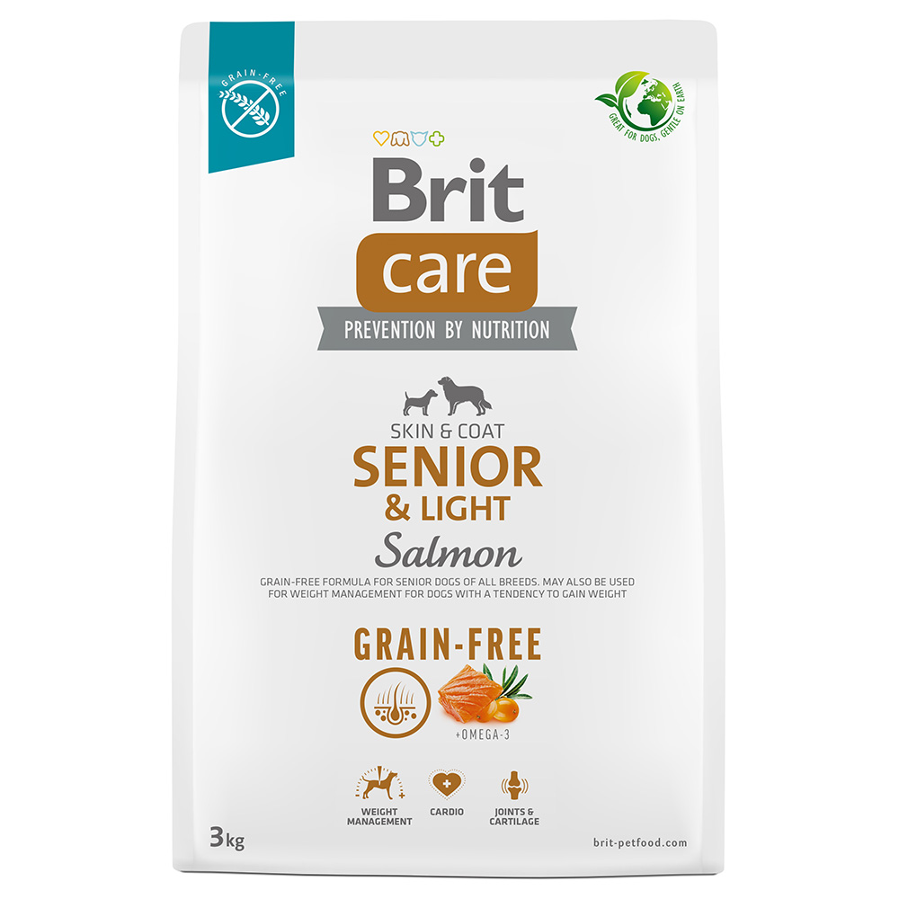foto del prodotto brit care grain free senior light salmone patate crocchette cane 3 kg