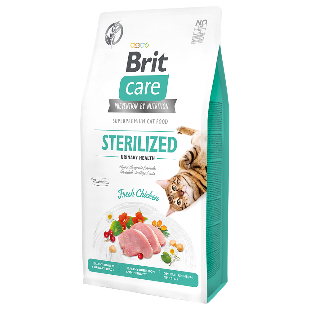 foto del prodotto brit care grain free sterilized urinary health crocchette per gatti 7 kg