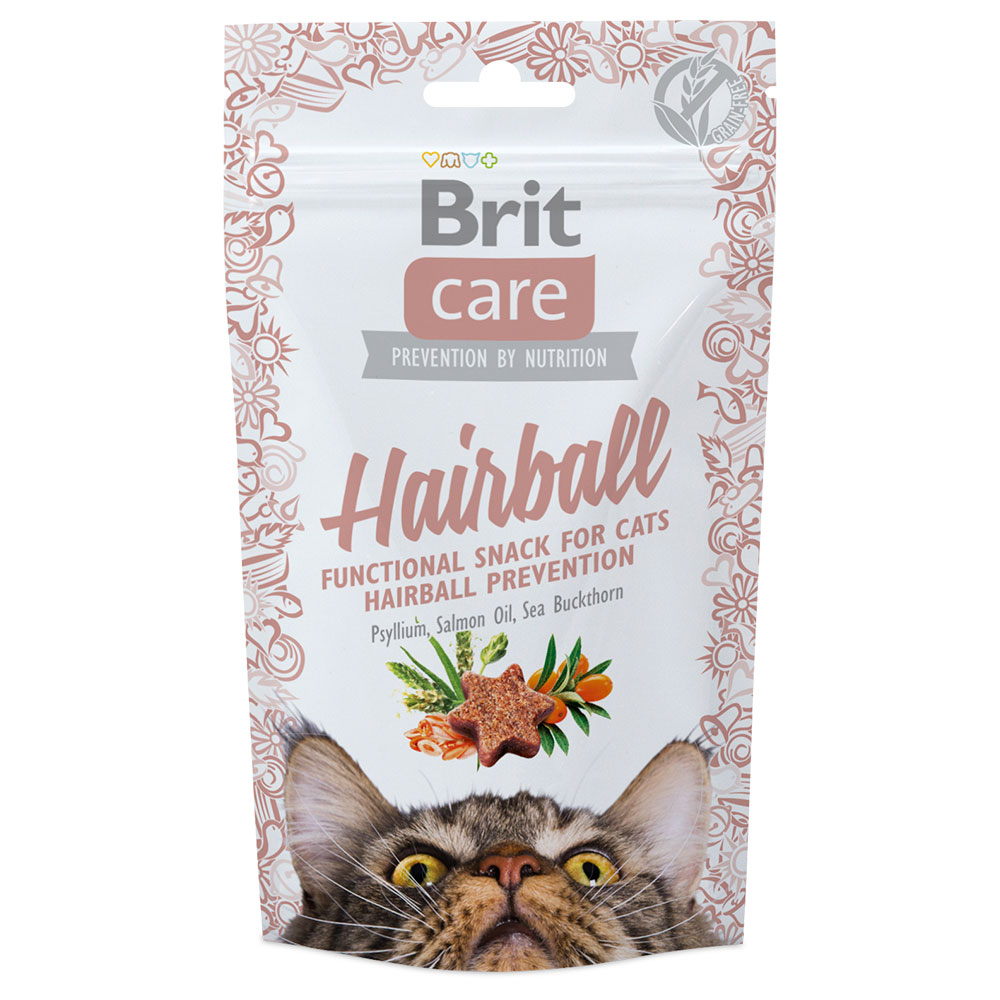 foto del prodotto brit care hairball snack per gatti 50 g
