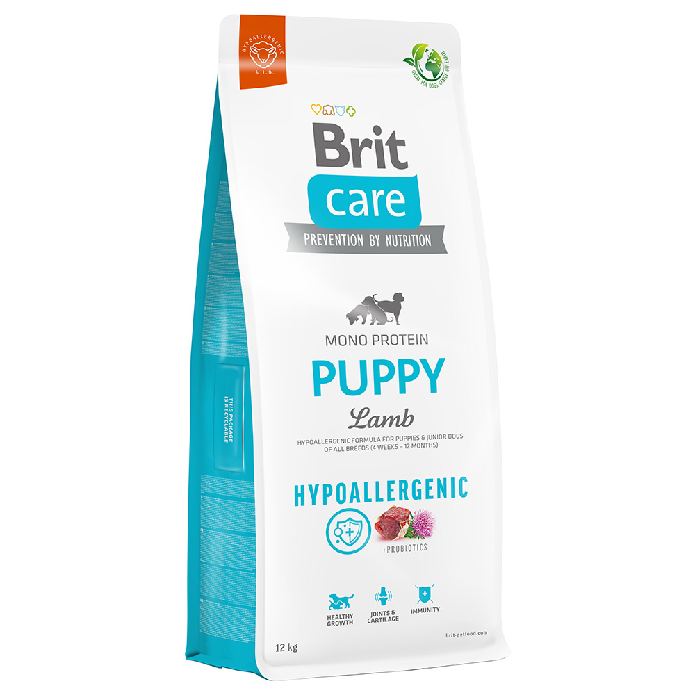 foto del prodotto brit care hypoallergenic puppy agnello riso crocchette cane 12 kg