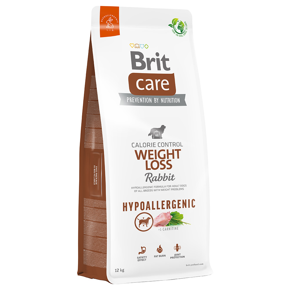 foto del prodotto brit care hypoallergenic weight loss coniglio crocchette cane 12 kg