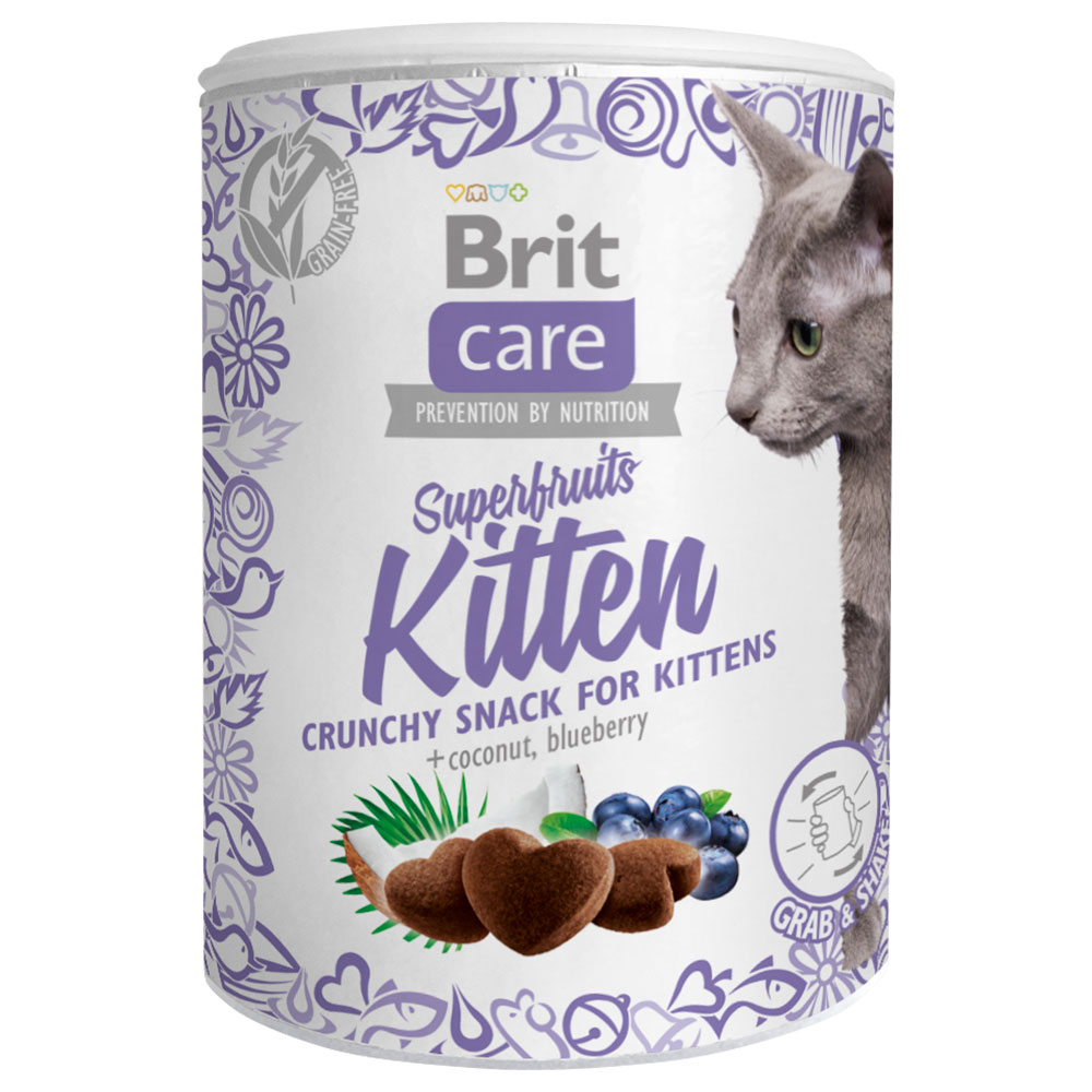foto del prodotto brit care kitten superfruits snack per gattini - set 3 x 100 g