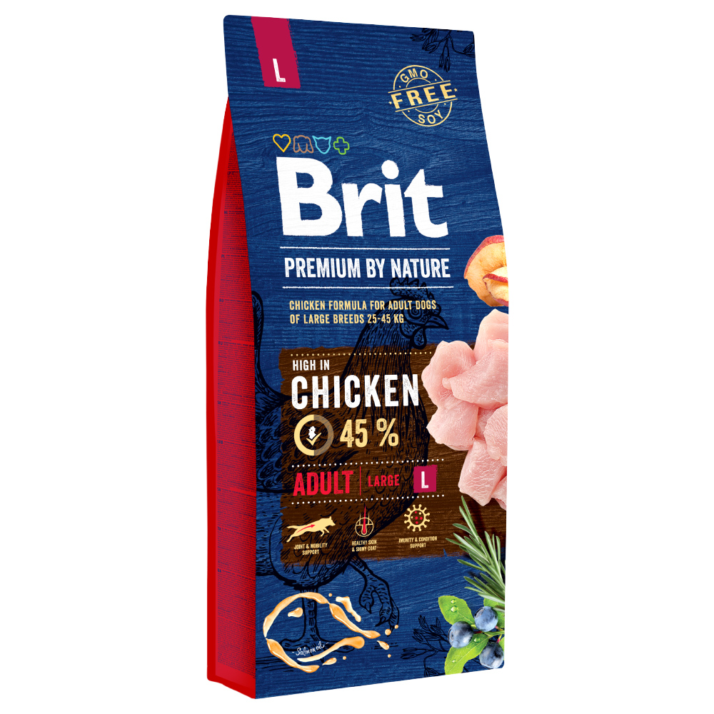 foto del prodotto brit premium by nature adult l crocchette cane 15 kg