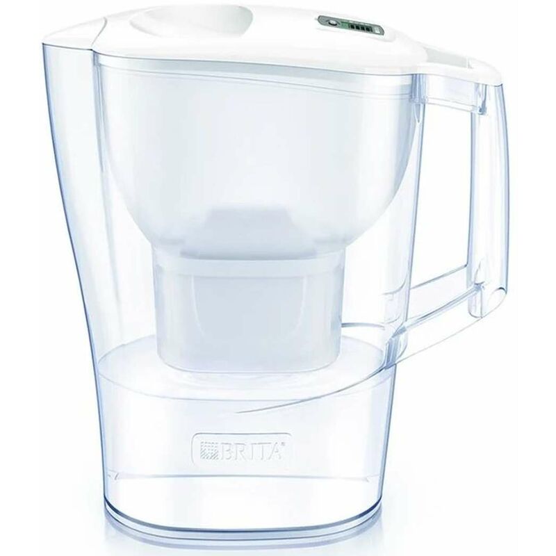 foto del prodotto brita caraffe caraffa filtrante aluna cool memo, volume 2,4 l, filtro maxtra pro, bianco 1052801