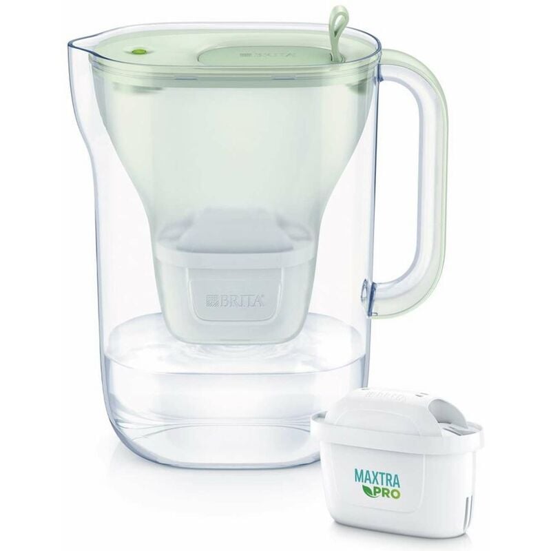 foto del prodotto brita caraffe caraffa filtrante style eco, volume 2,4 l, filtro maxtra pro, verde 1052809