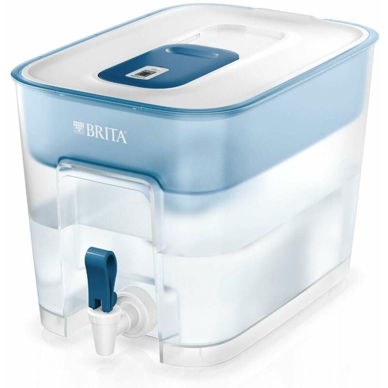 foto del prodotto brita caraffe serbatoio di filtraggio acqua flow, volume 8,2 l, blu 1052805