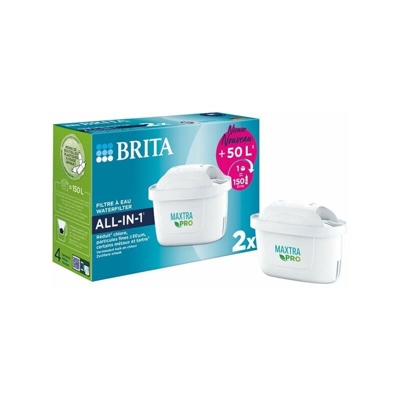 foto del prodotto brita confezione da 2 cartucce maxtra pro per caraffa 1050413