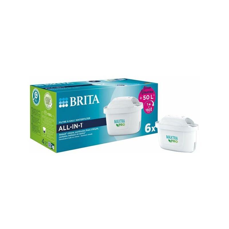 foto del prodotto brita confezione da 6 cartucce maxtra pro per caraffa 1050417