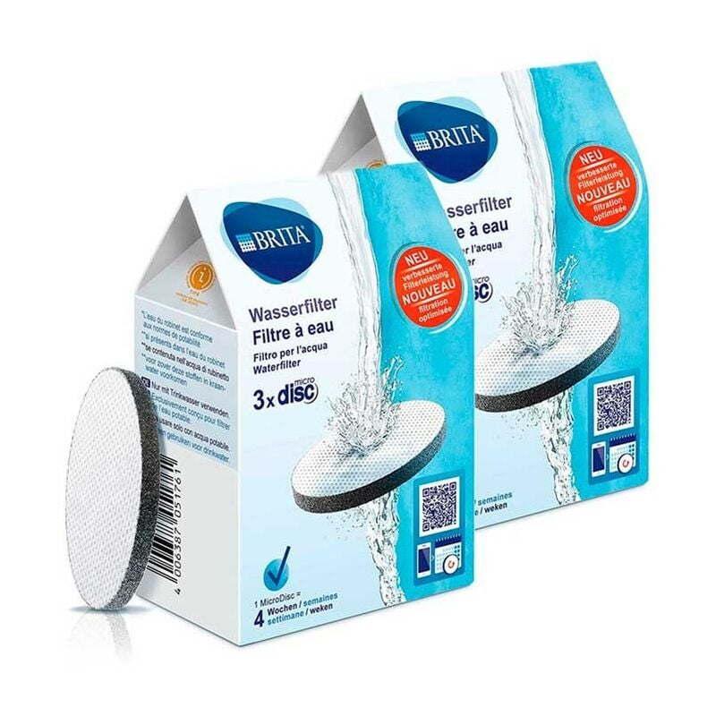 foto del prodotto brita microdisc filtri per bottiglie e borracce filtranti 6x microdisc 