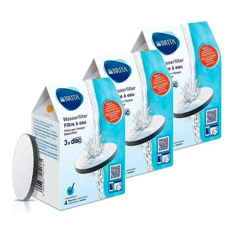 foto del prodotto brita microdisc filtri per bottiglie e borracce filtranti 9x microdisc 
