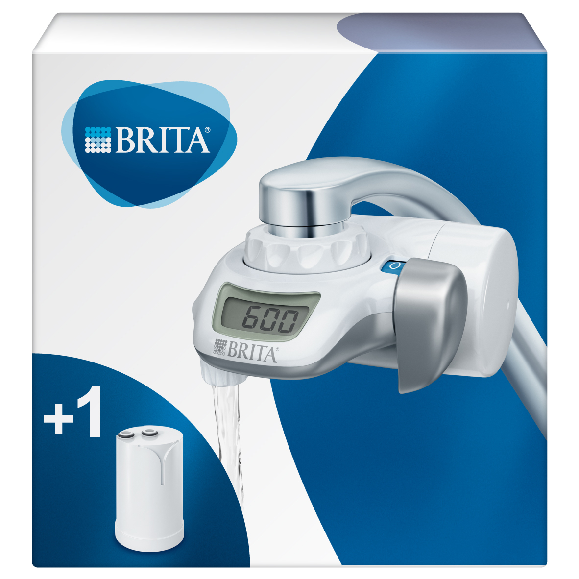 foto del prodotto brita sistema filtrante dell acqua on tap pro v mf con 1x filtro 600l per acqua priva di batteri al 99,99 gusto migliore