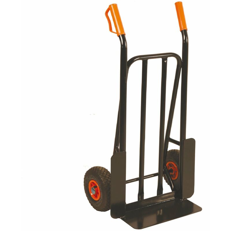 foto del prodotto brixo carrello due ruote portapacchi portasacchi in acciaio per 200 kg strong