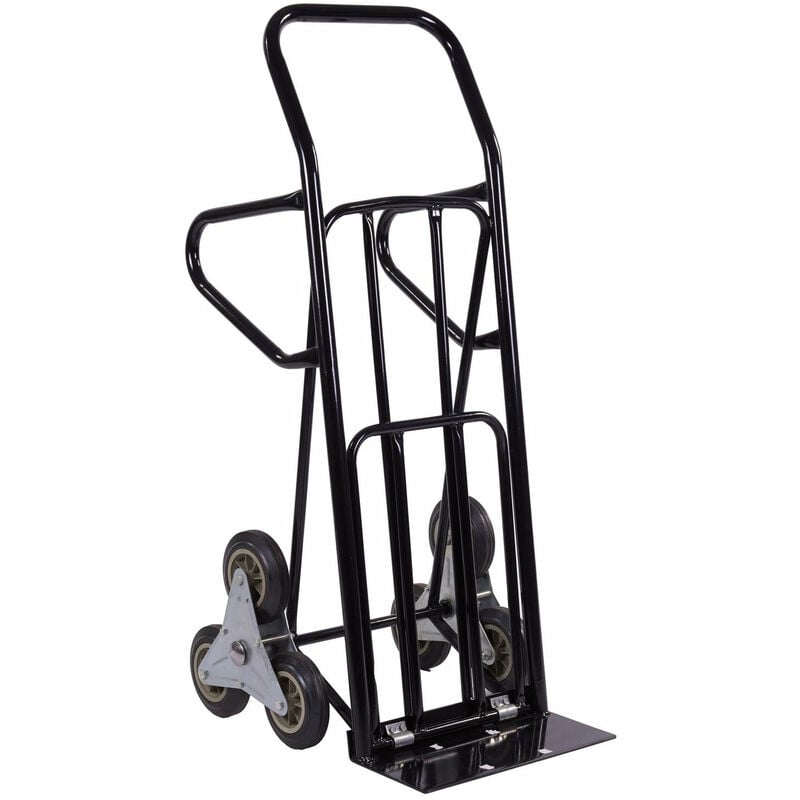 foto del prodotto brixo carrello portapacchi saliscendi scale portacasse 6 ruote