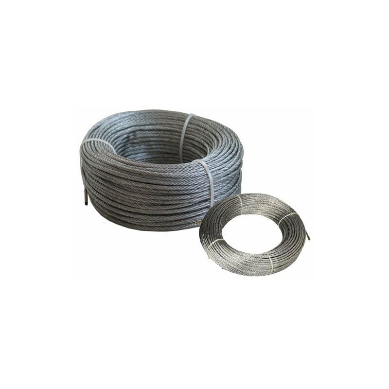 foto del prodotto brixo fune commerciale zincata mm.6 rt.100mt