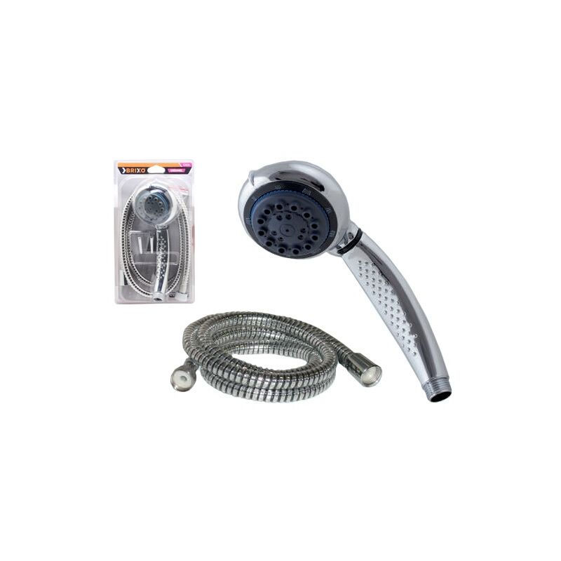 foto del prodotto brixo kit docce cuzumel cromo 7 posizioni arredo bagno