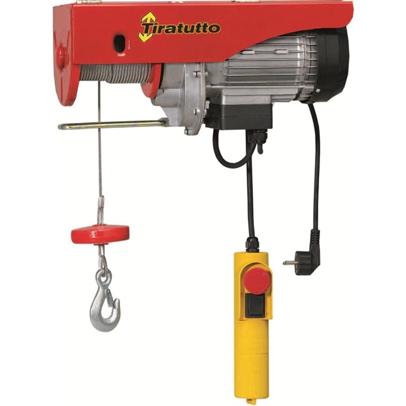 foto del prodotto brixo paranco elevatore elettrico multiuso portata 125kg 450w