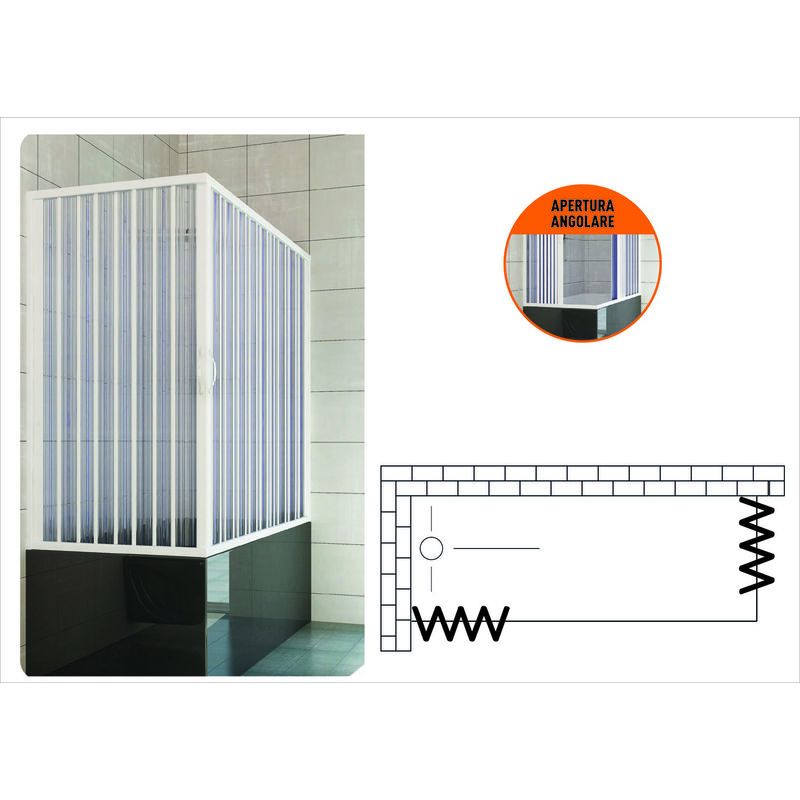 foto del prodotto brixo parete vasca pvc piranha 70x170