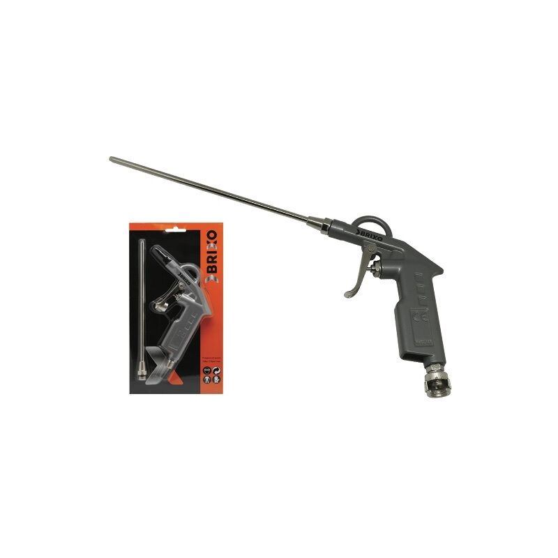 foto del prodotto brixo pistola soffiaggio canna lunga aria compressa attacco m 1 4 