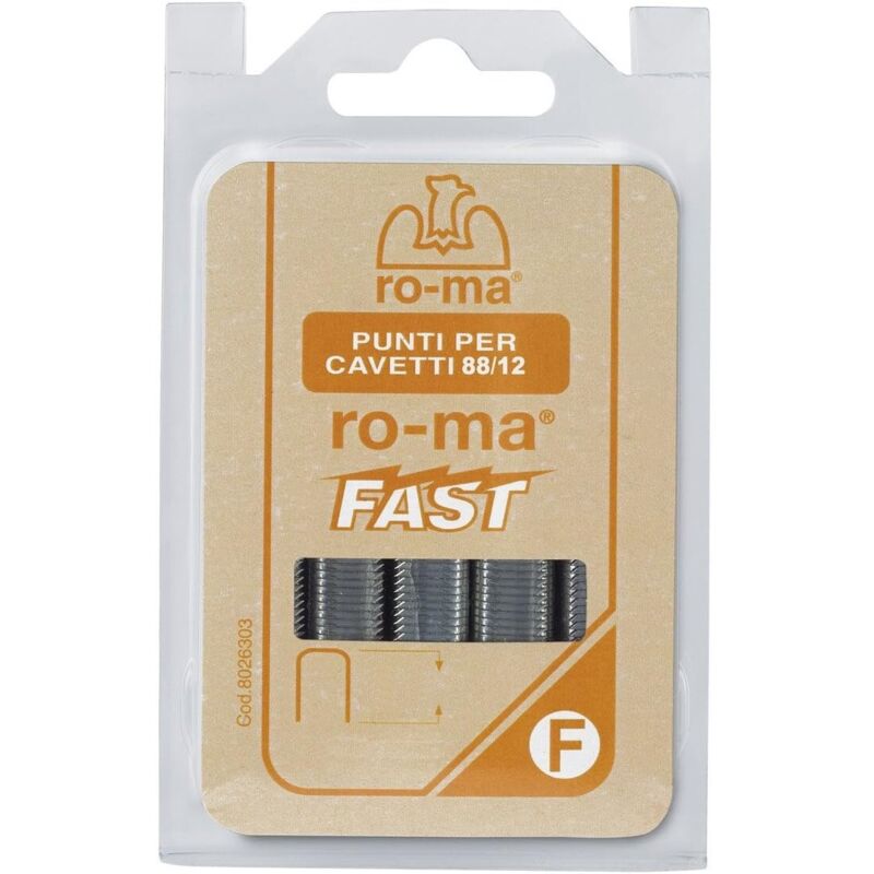 foto del prodotto brixo punti per fissacavi art. 77 9 lunghezza mm. 9 m 77 conf. 1000 pz