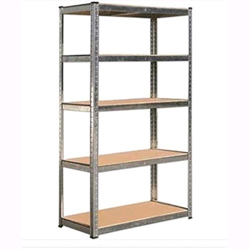 foto del prodotto brixo scaffale kit ad incastro 90 x 40 x 180 h cm zincato 5 ripiani in legno 150 kg