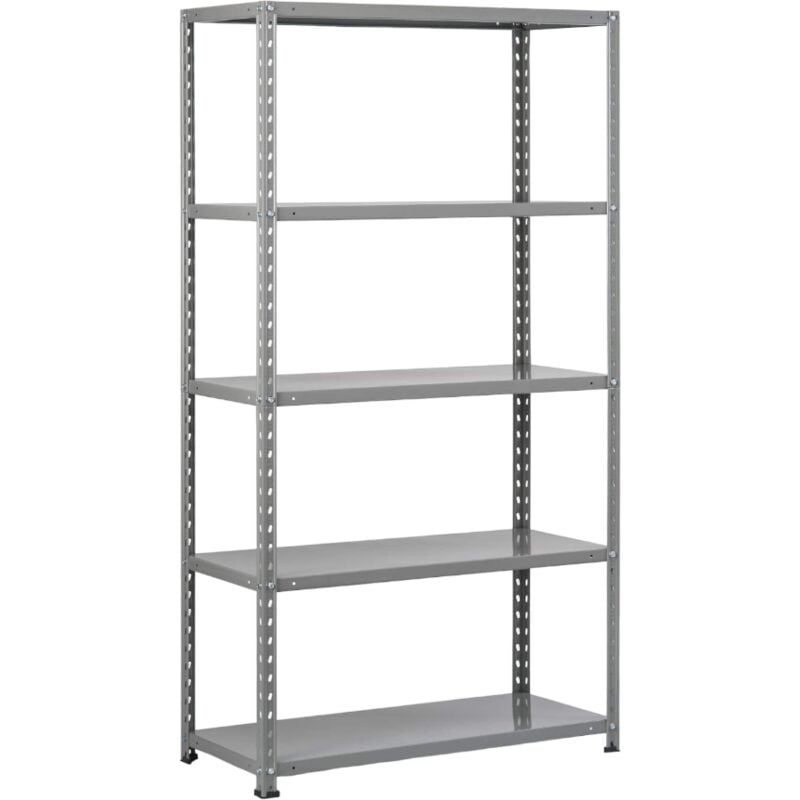 foto del prodotto brixo scaffale kit in metallo 5 ripiani a bullone portata 350 kg master genius