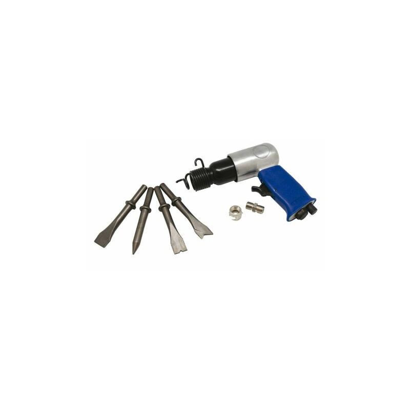 foto del prodotto brixo scalpellatore pneumatico in kit aria compressa con 4 scalpelli 35122 