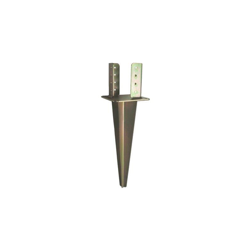 foto del prodotto brixo supporto gazebo quadro a conficcare 955 zincato giallo s.mm 4,0 mm 100x100