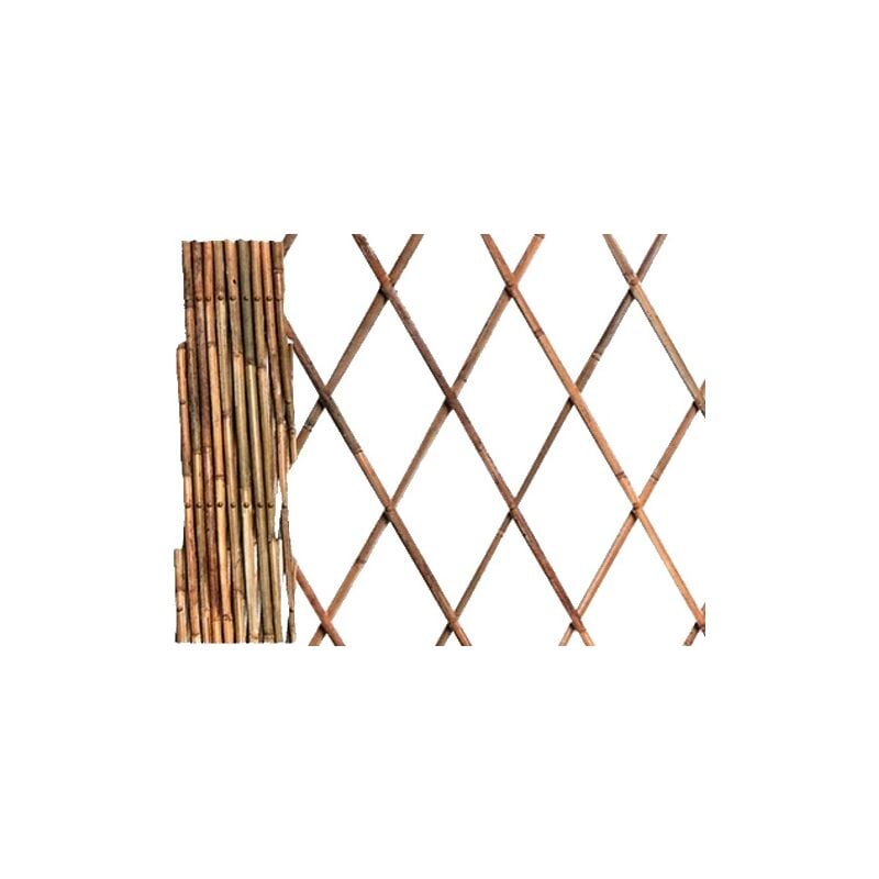 foto del prodotto brixo traliccio estensibile in bamboo 90x240cm garden deluxe collection 180x240 cm