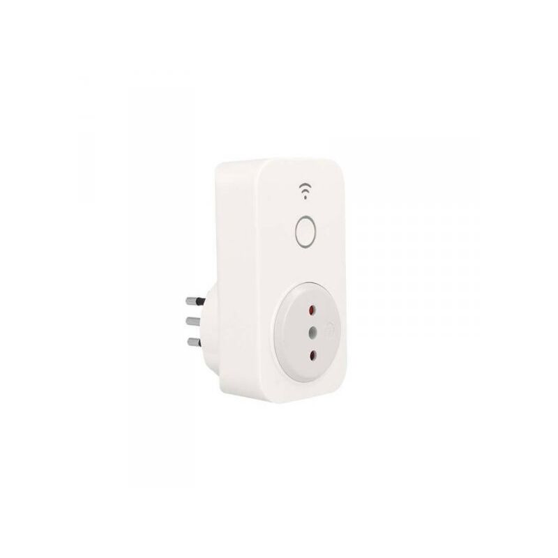 foto del prodotto broadlink smart presa p10 wi fi intelligente con controllo remoto timer temporizzatore app smartphone android ios led sp2 cl lavora con amazon