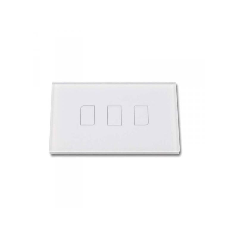 foto del prodotto broadlink touch panel controller interruttore smart home domotico per scatola 503 con 3 posizioni wireless rf433mhz